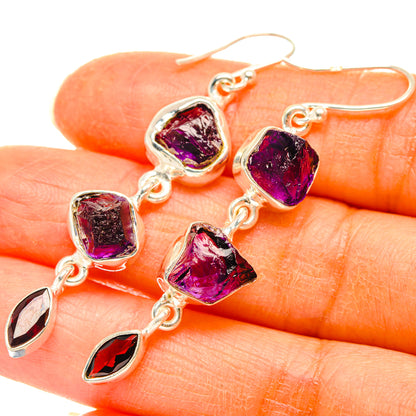 Amethyst Earrings handcrafted by Ana Silver Co - EARR427669