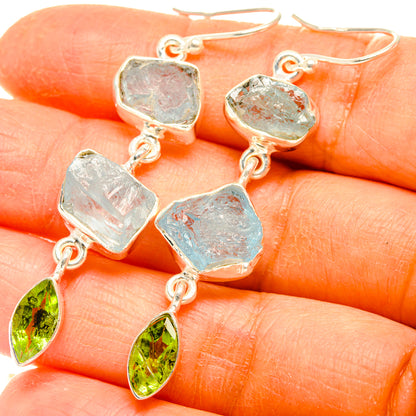 Aquamarine Earrings handcrafted by Ana Silver Co - EARR427672