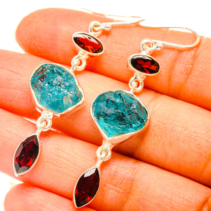 Apatite Earrings handcrafted by Ana Silver Co - EARR427673