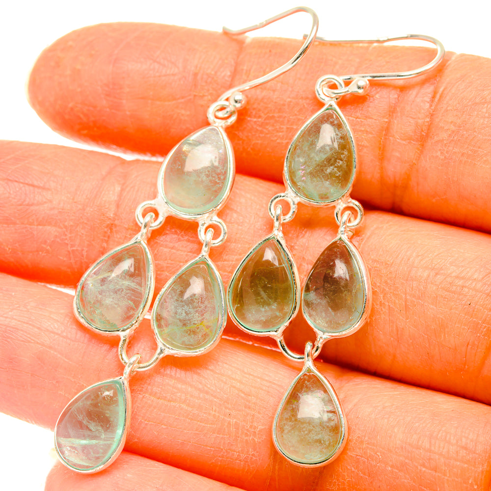 Aquamarine Earrings handcrafted by Ana Silver Co - EARR427676