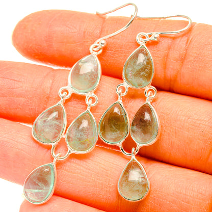 Aquamarine Earrings handcrafted by Ana Silver Co - EARR427676
