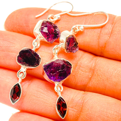 Amethyst Earrings handcrafted by Ana Silver Co - EARR427677