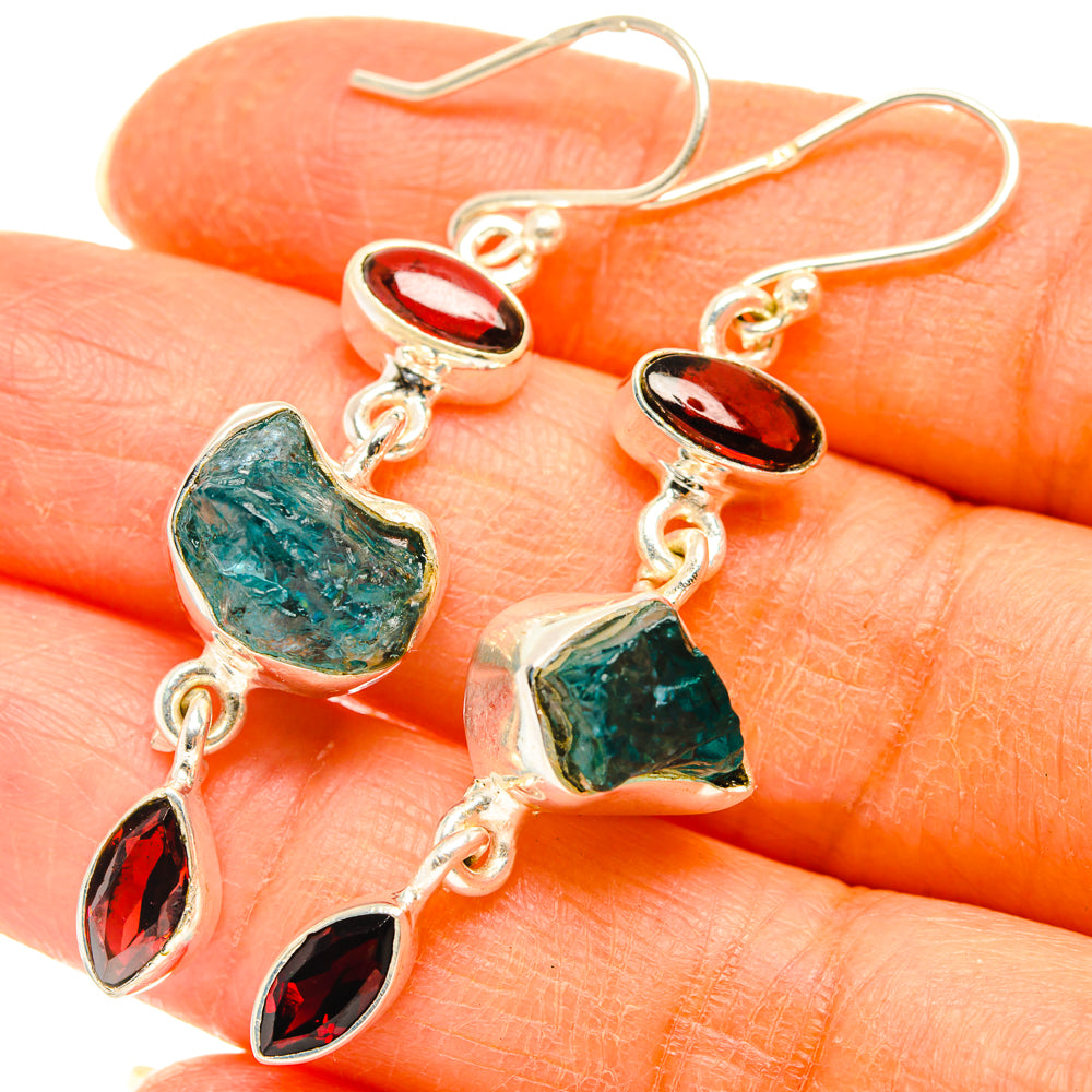 Apatite Earrings handcrafted by Ana Silver Co - EARR427679