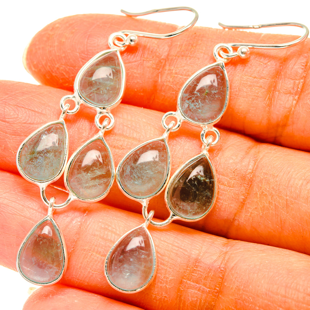 Aquamarine Earrings handcrafted by Ana Silver Co - EARR427680