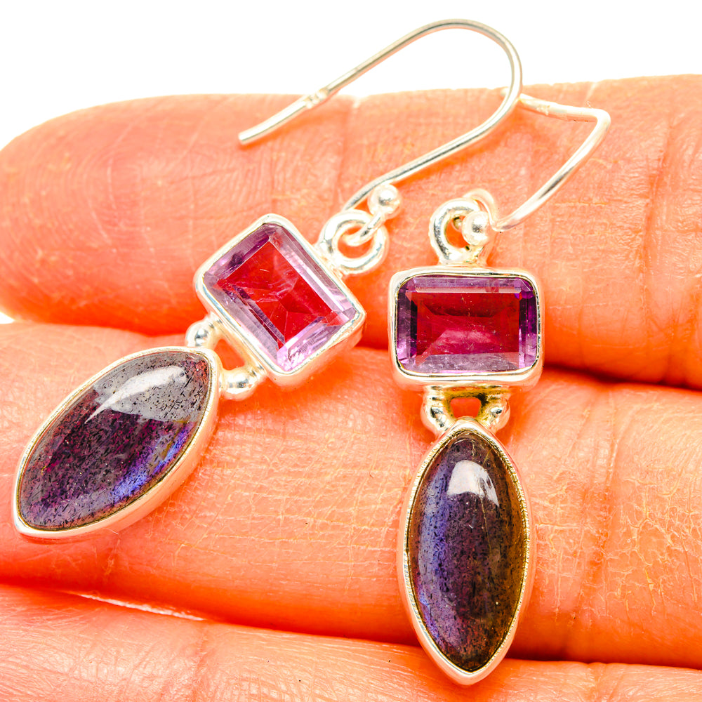 Labradorite Earrings handcrafted by Ana Silver Co - EARR427691