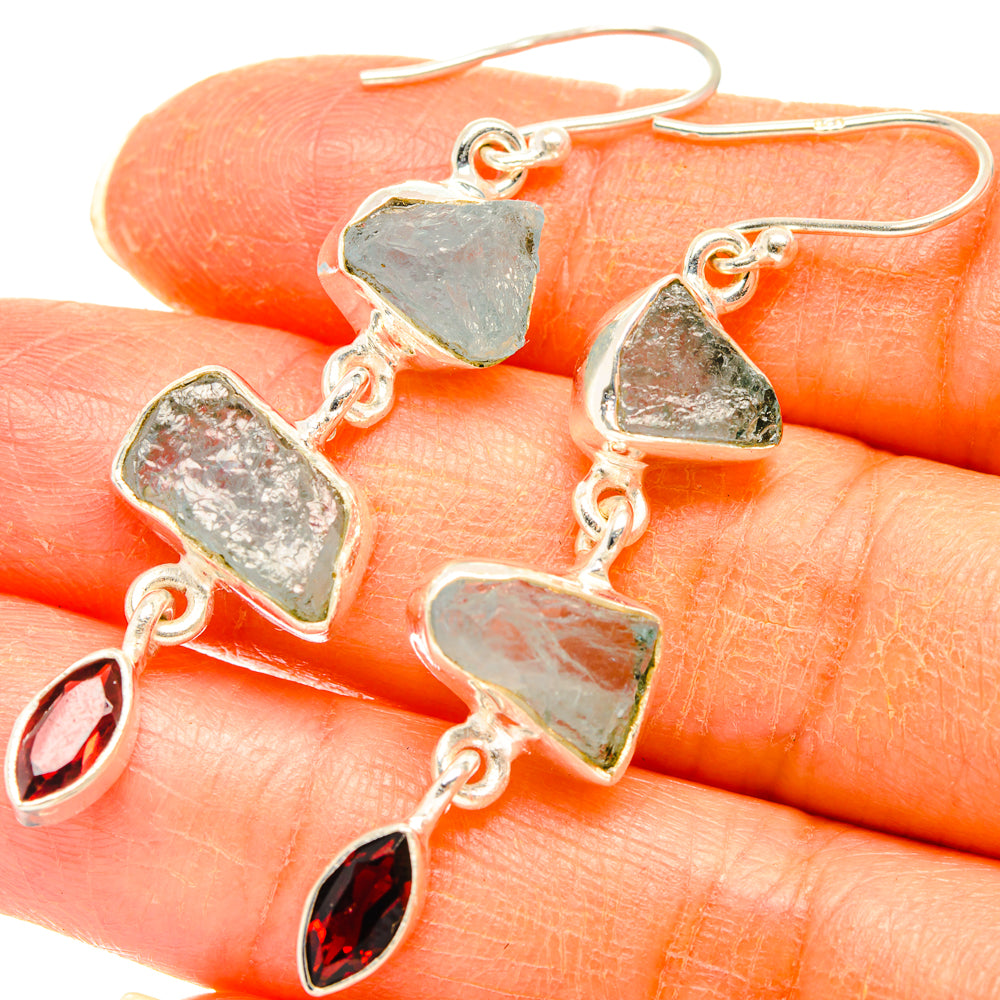 Aquamarine Earrings handcrafted by Ana Silver Co - EARR427692