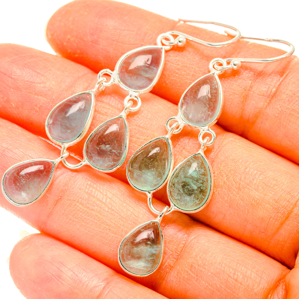 Aquamarine Earrings handcrafted by Ana Silver Co - EARR427694