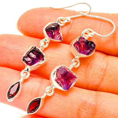 Amethyst Earrings handcrafted by Ana Silver Co - EARR427695