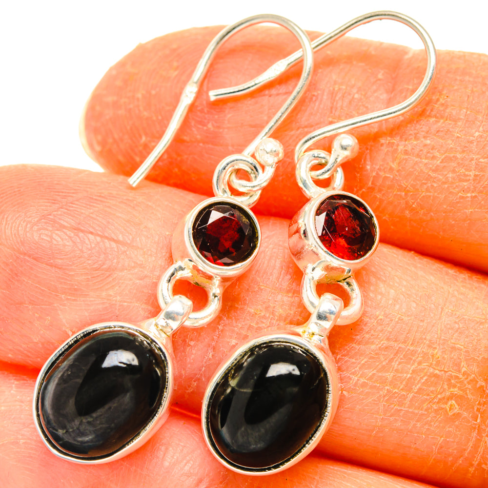 Star Diopside Earrings handcrafted by Ana Silver Co - EARR427702