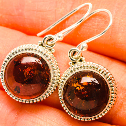 Baltic Amber Earrings handcrafted by Ana Silver Co - EARR427707