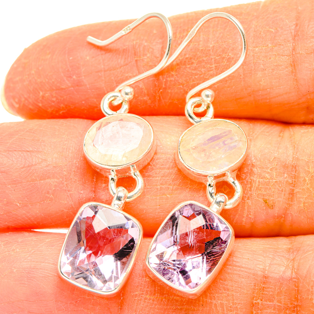 Kunzite Earrings handcrafted by Ana Silver Co - EARR427710