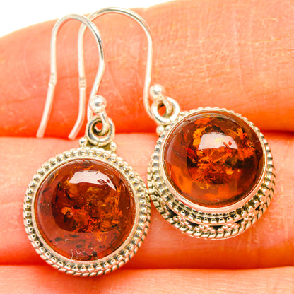 Baltic Amber Earrings handcrafted by Ana Silver Co - EARR427717