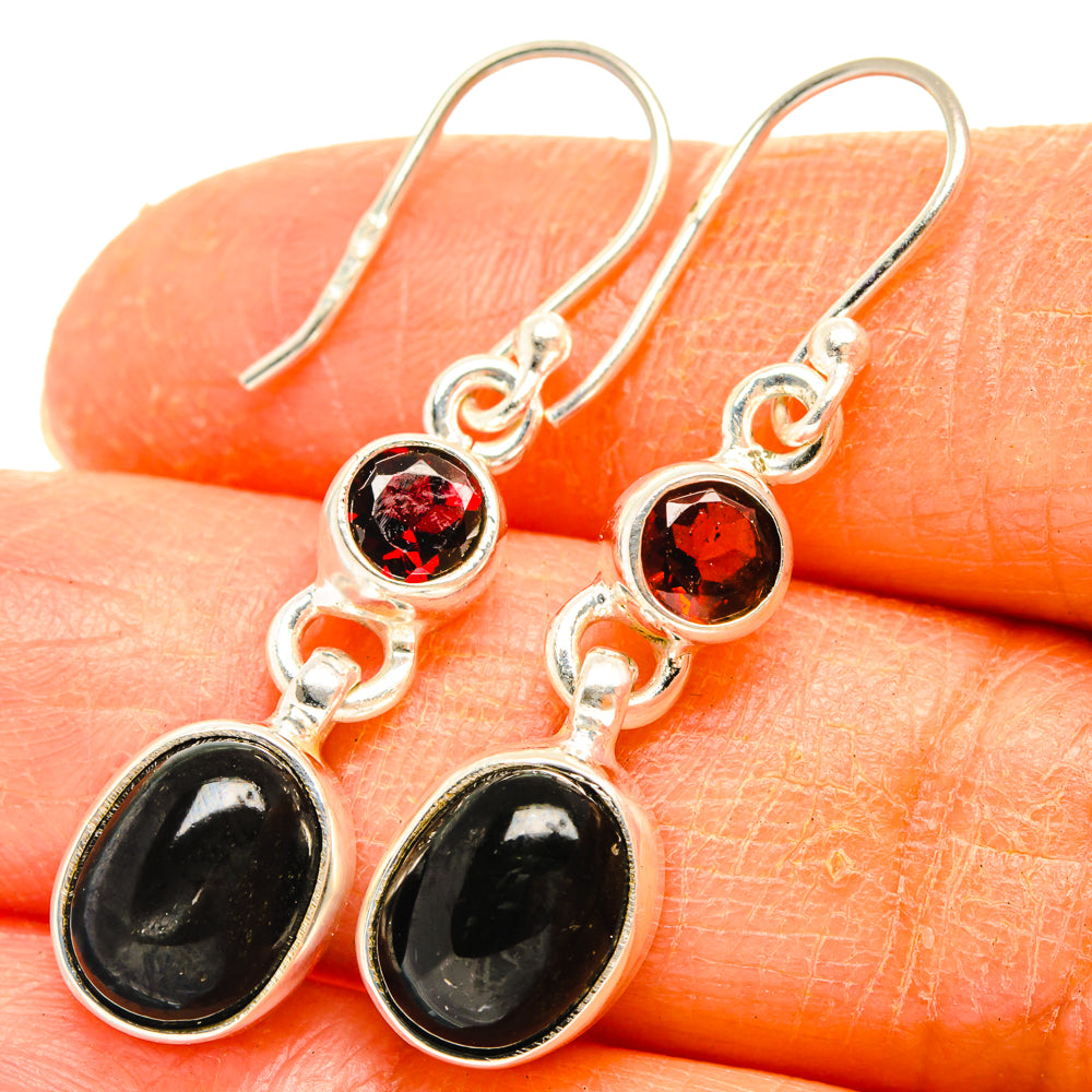 Star Diopside Earrings handcrafted by Ana Silver Co - EARR427719