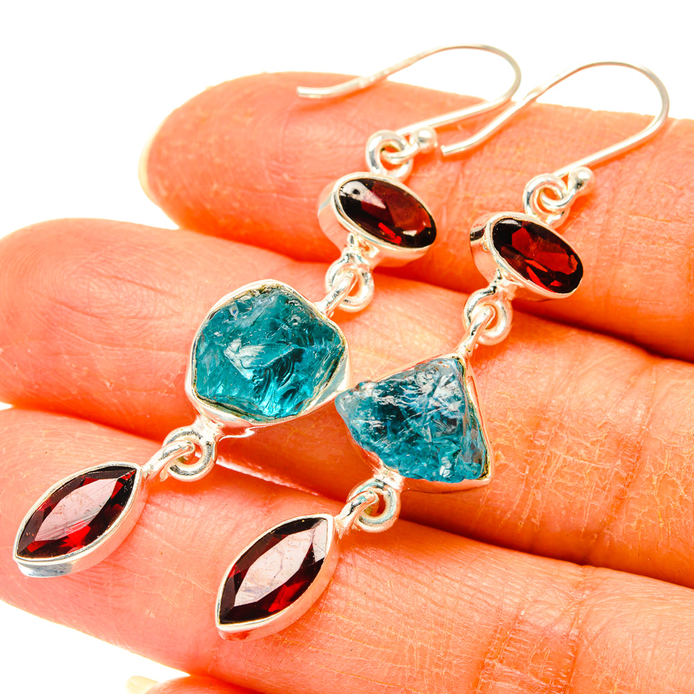 Apatite Earrings handcrafted by Ana Silver Co - EARR427725