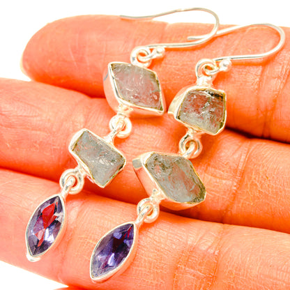 Aquamarine Earrings handcrafted by Ana Silver Co - EARR427739