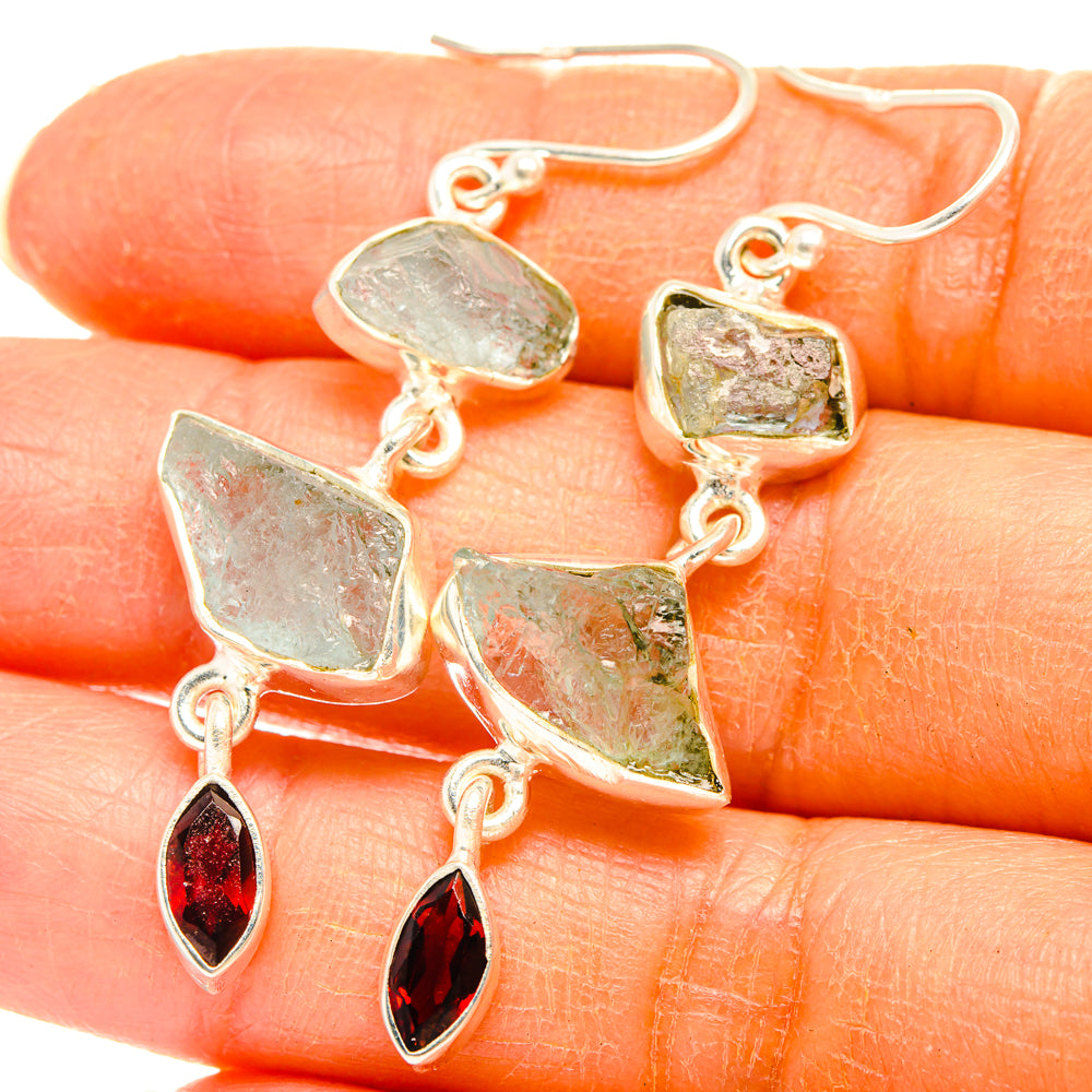 Aquamarine Earrings handcrafted by Ana Silver Co - EARR427743