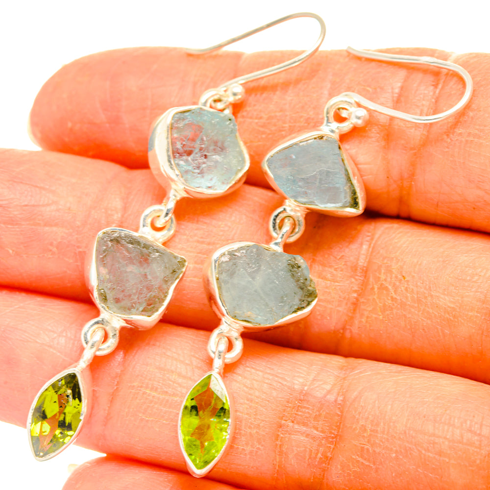 Aquamarine Earrings handcrafted by Ana Silver Co - EARR427746