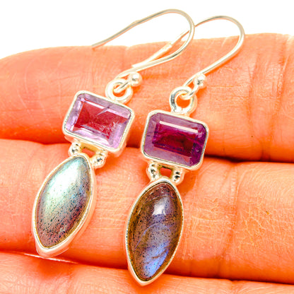 Labradorite Earrings handcrafted by Ana Silver Co - EARR427751