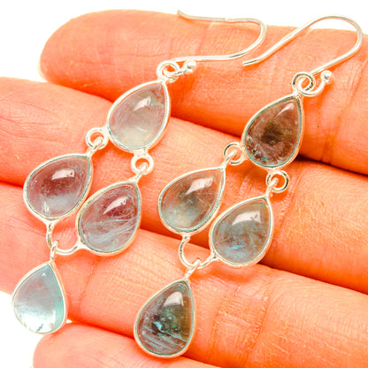 Aquamarine Earrings handcrafted by Ana Silver Co - EARR427755