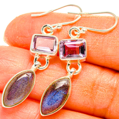 Labradorite Earrings handcrafted by Ana Silver Co - EARR427759