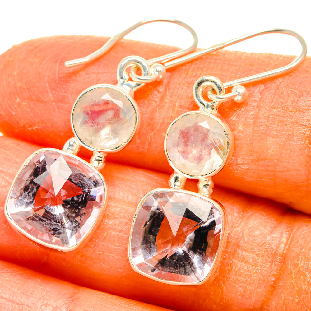 Kunzite Earrings handcrafted by Ana Silver Co - EARR427760