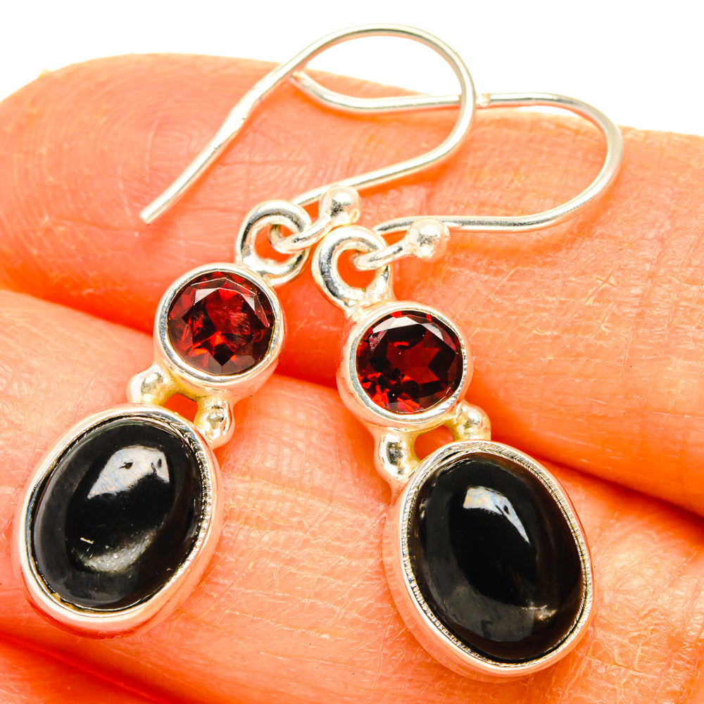 Star Diopside Earrings handcrafted by Ana Silver Co - EARR427767