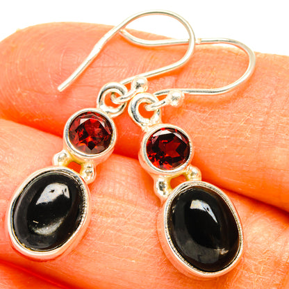 Star Diopside Earrings handcrafted by Ana Silver Co - EARR427767