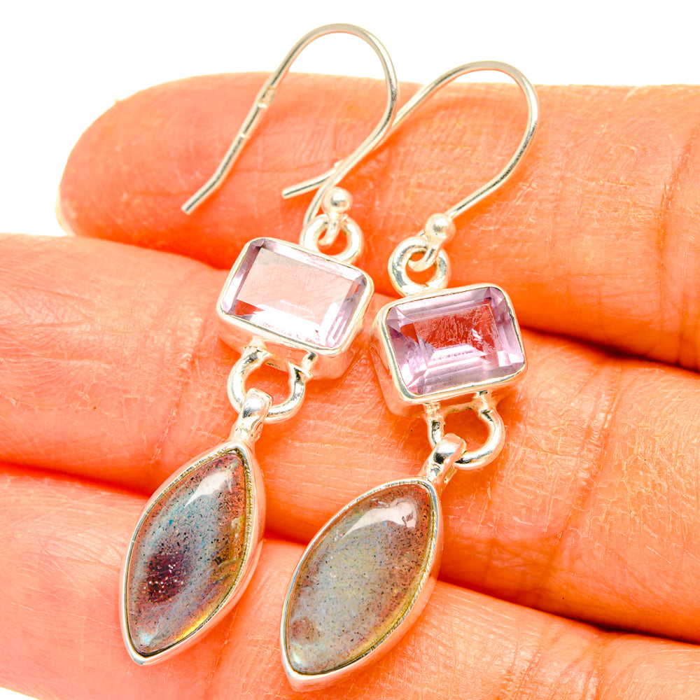 Labradorite Earrings handcrafted by Ana Silver Co - EARR427770