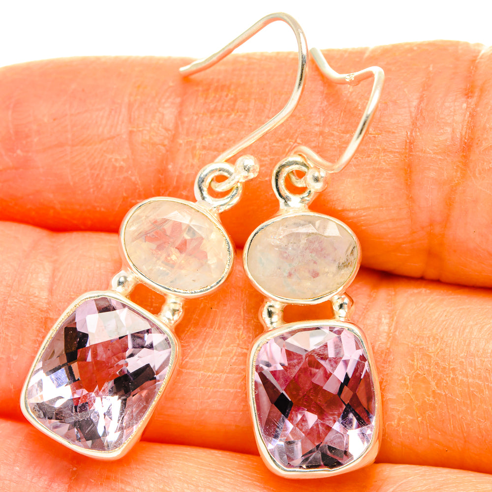 Kunzite Earrings handcrafted by Ana Silver Co - EARR427775