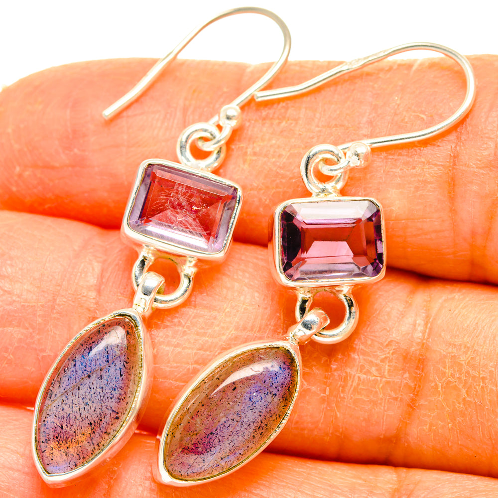 Labradorite Earrings handcrafted by Ana Silver Co - EARR427779