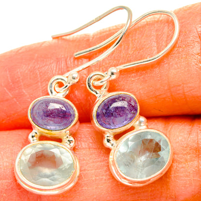 Aquamarine Earrings handcrafted by Ana Silver Co - EARR427784