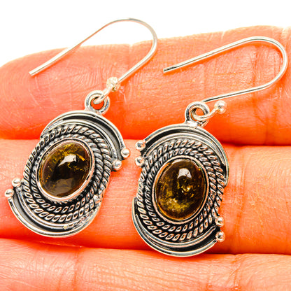 Green Tourmaline Earrings handcrafted by Ana Silver Co - EARR427788