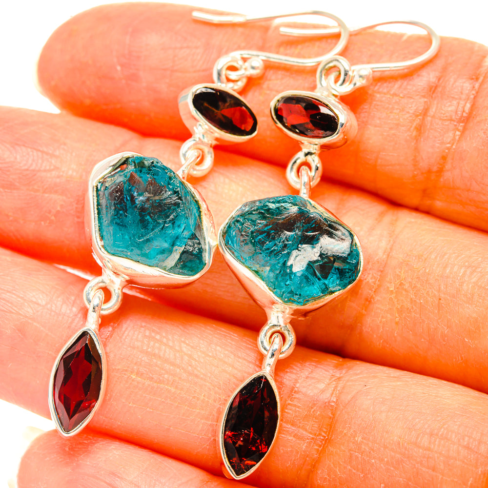 Apatite Earrings handcrafted by Ana Silver Co - EARR427791