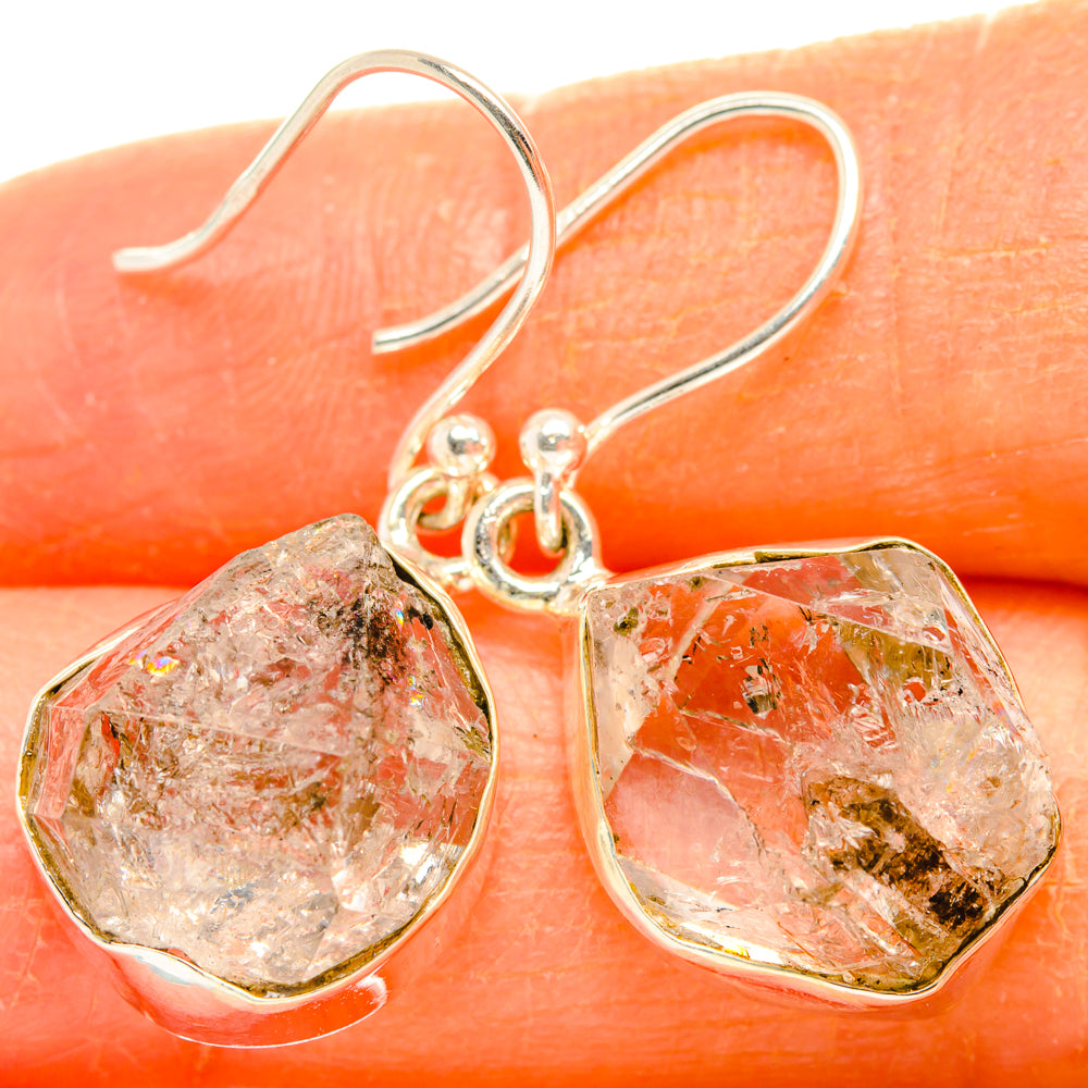 Herkimer Diamond Earrings handcrafted by Ana Silver Co - EARR427799