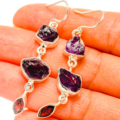 Amethyst Earrings handcrafted by Ana Silver Co - EARR427807