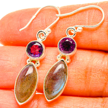 Labradorite Earrings handcrafted by Ana Silver Co - EARR427809