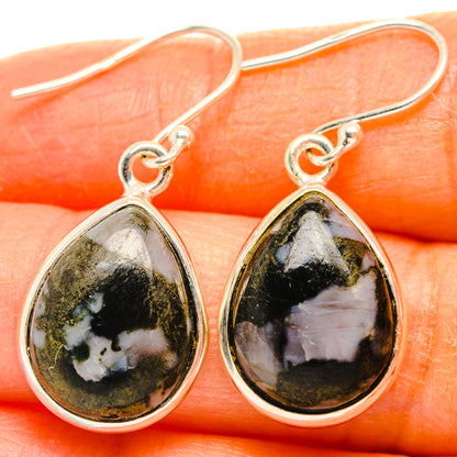 Gabbro Stone Earrings handcrafted by Ana Silver Co - EARR427813