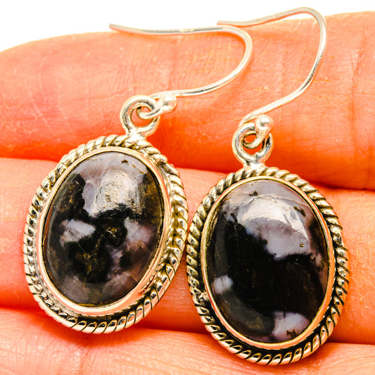 Gabbro Stone Earrings handcrafted by Ana Silver Co - EARR427827