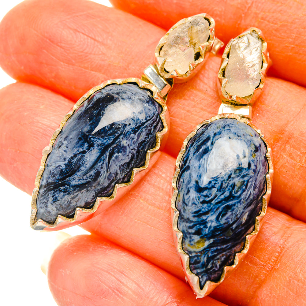 Pietersite Earrings handcrafted by Ana Silver Co - EARR427829