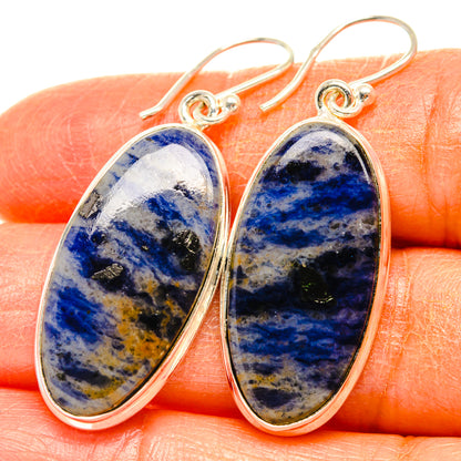 Sodalite Earrings handcrafted by Ana Silver Co - EARR427838
