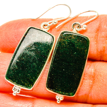 Green Aventurine Earrings handcrafted by Ana Silver Co - EARR427839