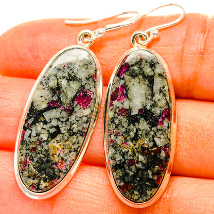 Russian Eudialyte Earrings handcrafted by Ana Silver Co - EARR427848