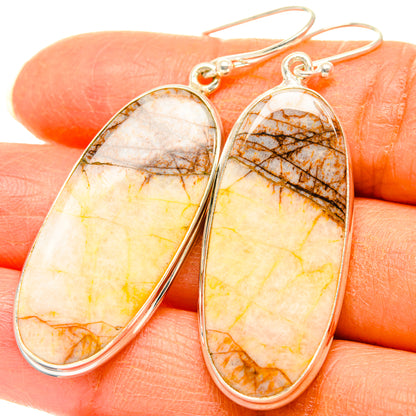 Dendritic Agate Earrings handcrafted by Ana Silver Co - EARR427857