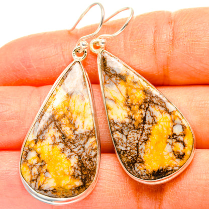 Dendritic Agate Earrings handcrafted by Ana Silver Co - EARR427858