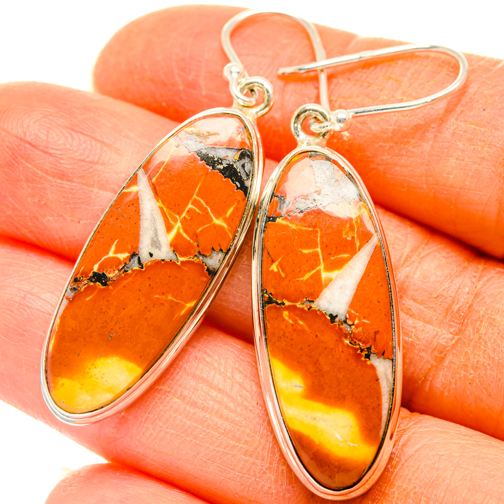Maligano Jasper Earrings handcrafted by Ana Silver Co - EARR427886