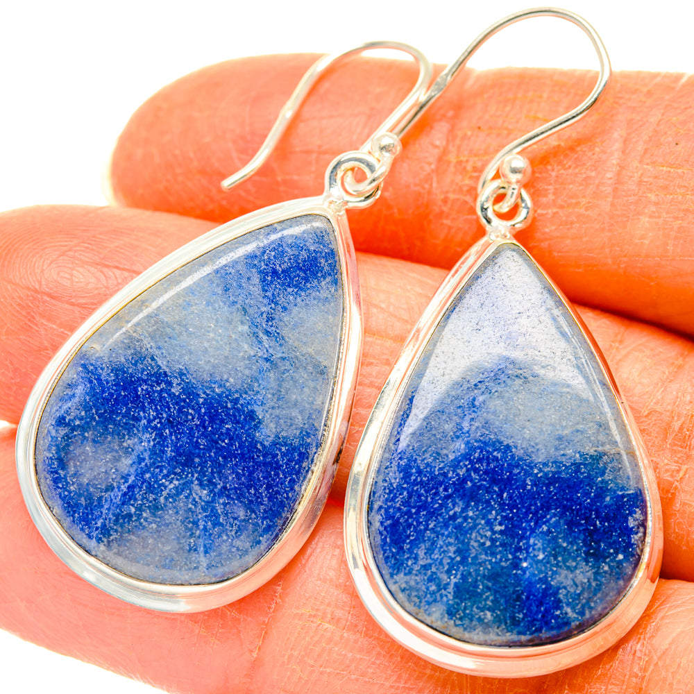 Sodalite Earrings handcrafted by Ana Silver Co - EARR427887