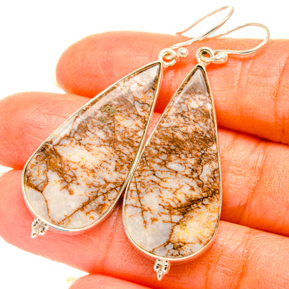 Dendritic Agate Earrings handcrafted by Ana Silver Co - EARR427892