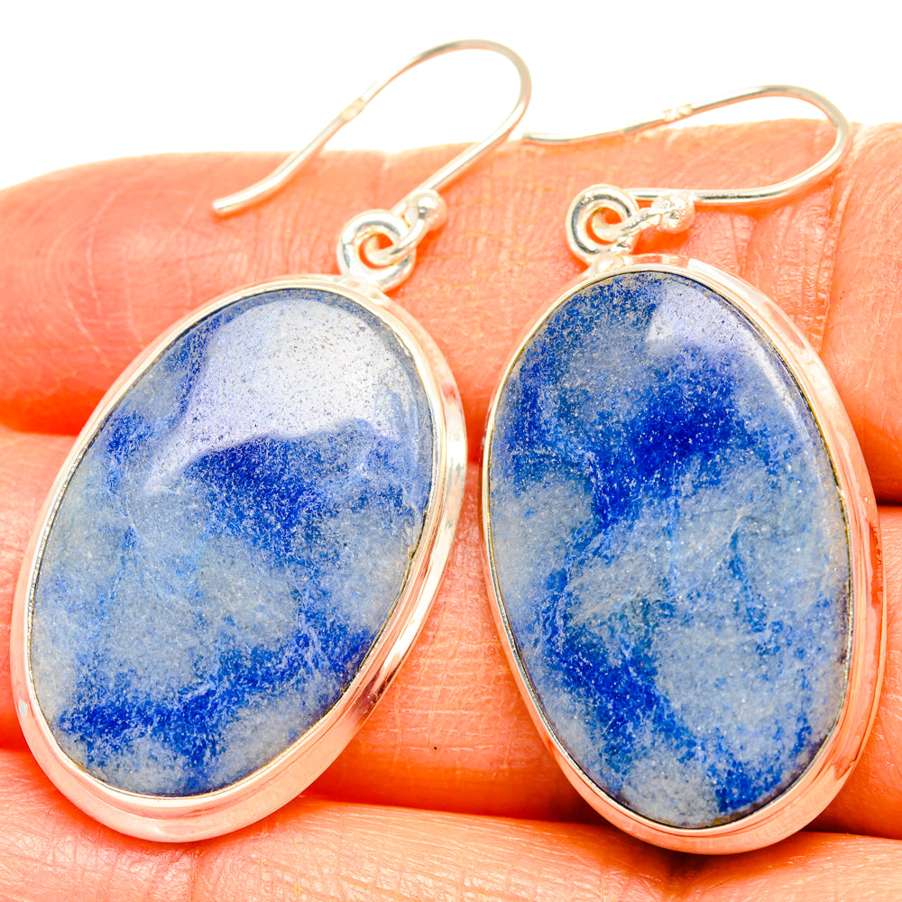Sodalite Earrings handcrafted by Ana Silver Co - EARR427893