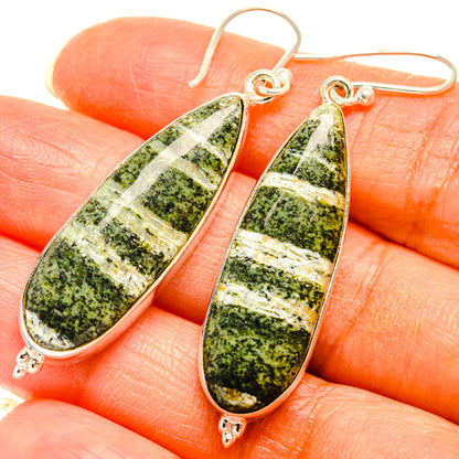 Green Swiss Opal Earrings handcrafted by Ana Silver Co - EARR427895