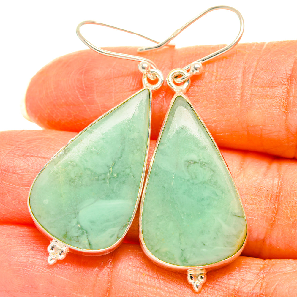Lemon Jasper Earrings handcrafted by Ana Silver Co - EARR427896